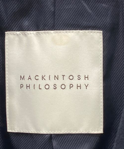 MACKINTOSH PHILOSOPHY（マッキントッシュ フィロソフィー）MACKINTOSH PHILOSOPHY (マッキントッシュフィロソフィー) チェスターコート ネイビー サイズ:36の古着・服飾アイテム