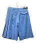COMME des GARCONS HOMME PLUS (コムデギャルソンオムプリュス) プリーツスカートショートパンツ ブルー サイズ:Ｍ：31000円