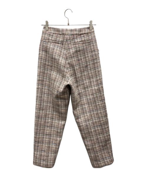 SEVEN TEN by MIHO KAWAHITO（セブン テン バイ ミホ カワヒト）SEVEN TEN by MIHO KAWAHITO (セブン テン バイ ミホ カワヒト) ツイードパンツ ピンク サイズ:Sの古着・服飾アイテム