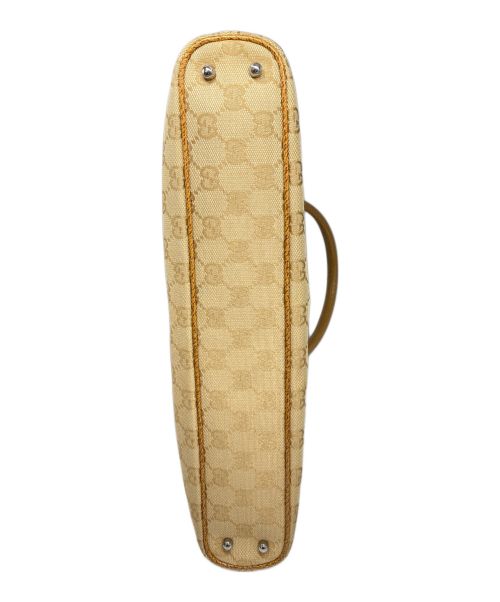 GUCCI（グッチ）GUCCI (グッチ) GUCCI　GGキャンバストートバッグ ベージュの古着・服飾アイテム