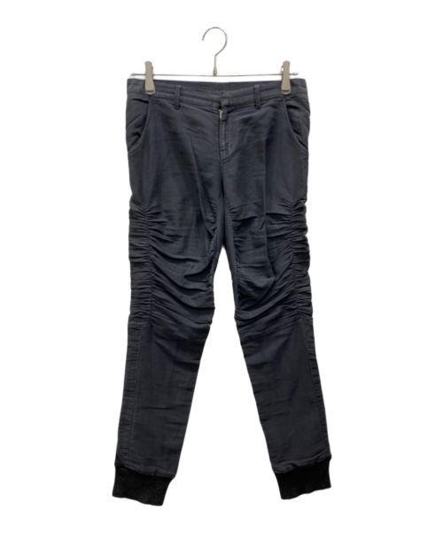 UNDERCOVERISM（アンダーカバーイズム）UNDERCOVERISM (アンダーカバーイズム) 11AW ニット切り替えギャザーパンツ ブラック サイズ:2の古着・服飾アイテム