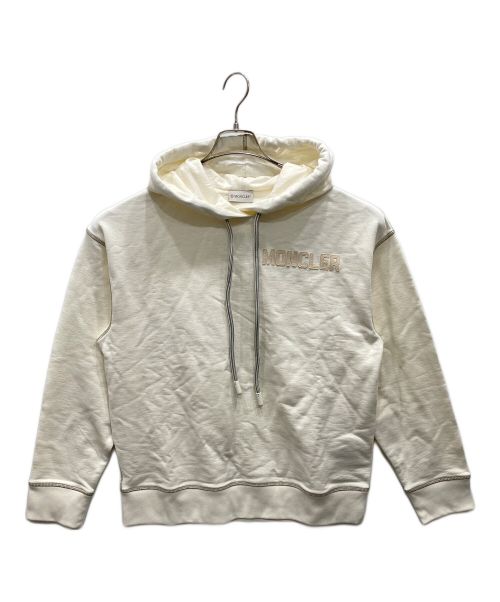 MONCLER（モンクレール）MONCLER (モンクレール) ロゴパーカー ホワイト サイズ:Mの古着・服飾アイテム