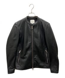 UNITED TOKYO（ユナイテッドトーキョー）の古着「シングルライダースジャケット」｜ブラック