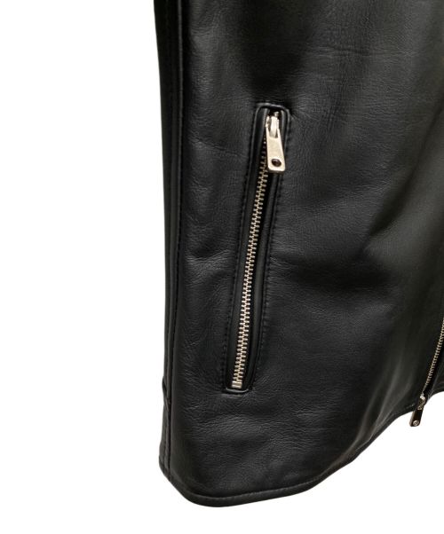 UNITED TOKYO（ユナイテッドトーキョー）UNITED TOKYO (ユナイテッドトーキョー) シングルライダースジャケット ブラック サイズ:1の古着・服飾アイテム