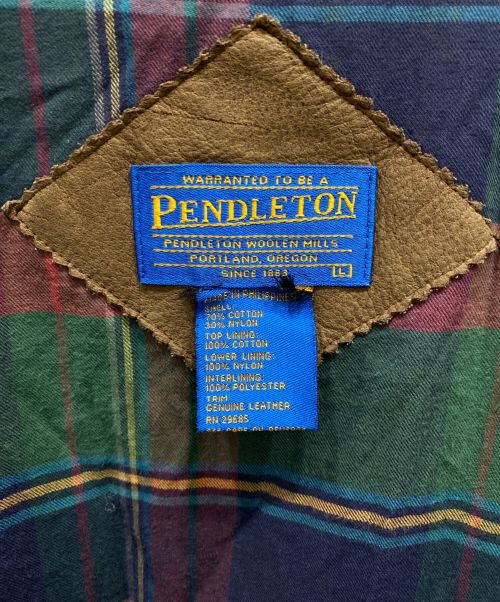 PENDLETON（ペンドルトン）PENDLETON (ペンドルトン) コート ネイビー サイズ:Ｌの古着・服飾アイテム
