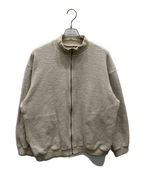 nest Robe confect（ネストローブコンフェクト）nest Robe confect (ネストローブコンフェクト) 裏毛ナッピング 起毛 ジップトップ アイボリー サイズ:４の古着・服飾アイテム