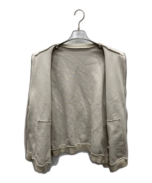 nest Robe confect（ネストローブコンフェクト）nest Robe confect (ネストローブコンフェクト) 裏毛ナッピング 起毛 ジップトップ アイボリー サイズ:４の古着・服飾アイテム