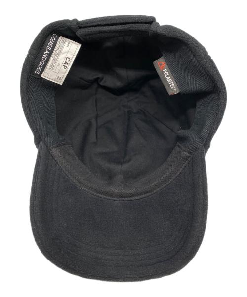 COMES AND GOES（カムズアンドゴーズ）COMES AND GOES (カムズアンドゴーズ) フリースキャップ ブラックの古着・服飾アイテム