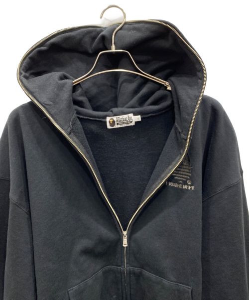 A BATHING APE（アベイシングエイプ）A BATHING APE (アベイシングエイプ) Tiger & Dragon Relaxed Fit Full Zip Hoodie ブラック サイズ:XLの古着・服飾アイテム