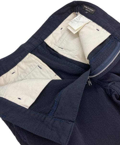 COMME des GARCONS HOMME PLUS（コムデギャルソンオムプリュス）COMME des GARCONS HOMME PLUS (コムデギャルソンオムプリュス) ウール縮絨パンツ ネイビー サイズ:Ｓの古着・服飾アイテム