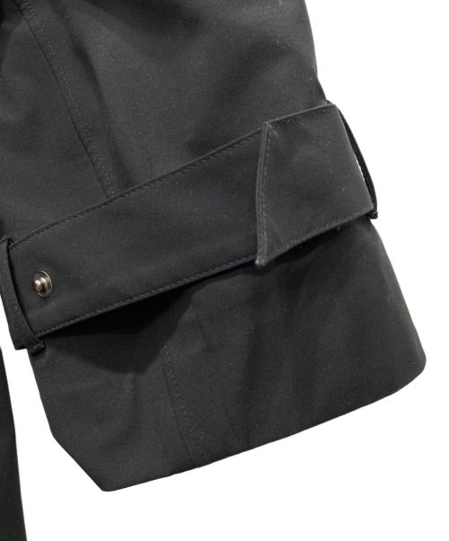 WILD THINGS（ワイルドシングス）WILD THINGS (ワイルドシングス) バックギャザードベルトステンカラーコート ブラック サイズ:Mの古着・服飾アイテム