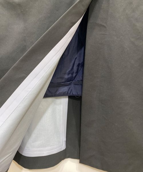 WILD THINGS（ワイルドシングス）WILD THINGS (ワイルドシングス) バックギャザードベルトステンカラーコート ブラック サイズ:Mの古着・服飾アイテム