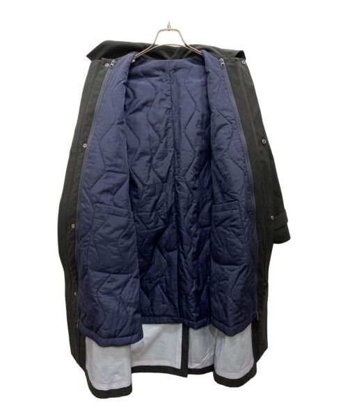 WILD THINGS（ワイルドシングス）WILD THINGS (ワイルドシングス) バックギャザードベルトステンカラーコート ブラック サイズ:Mの古着・服飾アイテム