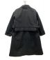 WILD THINGS (ワイルドシングス) バックギャザードベルトステンカラーコート ブラック サイズ:M：15000円