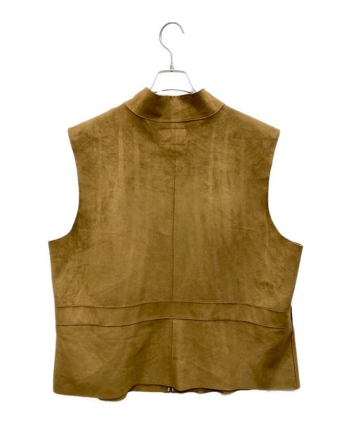 LAUREN RALPH LAUREN（ローレンラルフローレン）LAUREN RALPH LAUREN (ローレンラルフローレン) スウェードベスト ブラウン サイズ:不明の古着・服飾アイテム