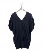 LIMI feuリミフゥ）の古着「ノースリーブカットソー」｜ネイビー