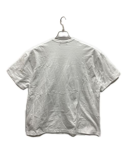 NIKE（ナイキ）NIKE (ナイキ) BLACK COMME des GARCONS (ブラック コムデギャルソン) スウッシュプリントTシャツ ホワイト サイズ:Sの古着・服飾アイテム