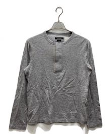 ERMENEGILDO ZEGNA（エルメネジルド・ゼニア）の古着「カシミヤ混ヘンリーネックカットソー」｜グレー