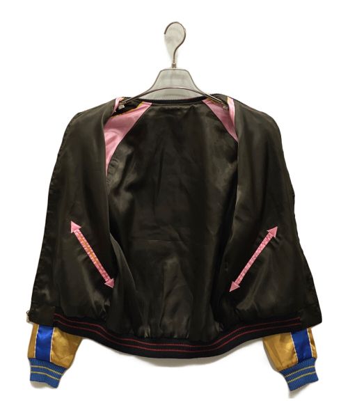 Clover Leaf（クローバーリーフ）Clover Leaf (クローバーリーフ) リバーシブルスカジャン ブルー サイズ:なしの古着・服飾アイテム