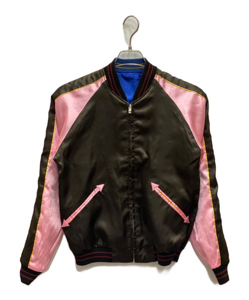 Clover Leaf（クローバーリーフ）Clover Leaf (クローバーリーフ) リバーシブルスカジャン ブルー サイズ:なしの古着・服飾アイテム