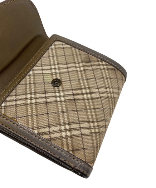 BURBERRY BLUE LABEL（バーバリーロンドンブルーレーベル）BURBERRY BLUE LABEL (バーバリーブルーレーベル) 財布 ブラウンの古着・服飾アイテム