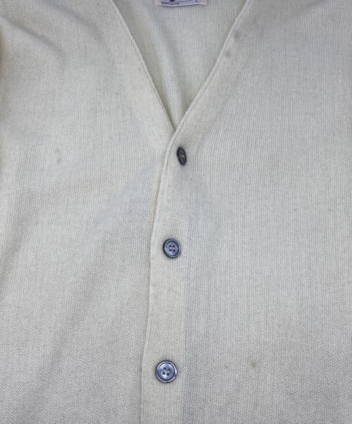 J.C.PENNY（ジェーシーペニー）J.C.PENNY (ジェーシーペニー) アクリルカーディガン イエロー サイズ:Lの古着・服飾アイテム