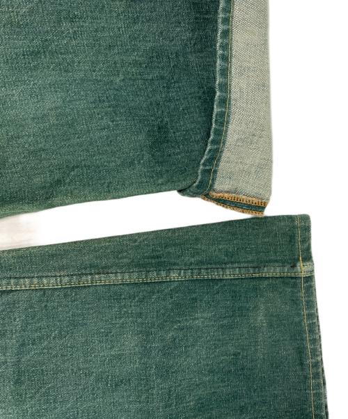 KAPITAL（キャピタル）KAPITAL (キャピタル) ピエロデニムパンツ グリーン サイズ:2の古着・服飾アイテム