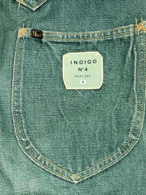 KAPITAL（キャピタル）KAPITAL (キャピタル) ピエロデニムパンツ グリーン サイズ:2の古着・服飾アイテム