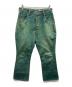 KAPITAL（キャピタル）の古着「ピエロデニムパンツ」｜グリーン