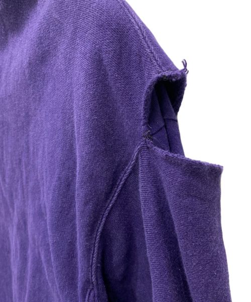 FACETASM（ファセッタズム）FACETASM (ファセッタズム) LAYERED RIB SWEAT SHIRT パープル サイズ:00の古着・服飾アイテム