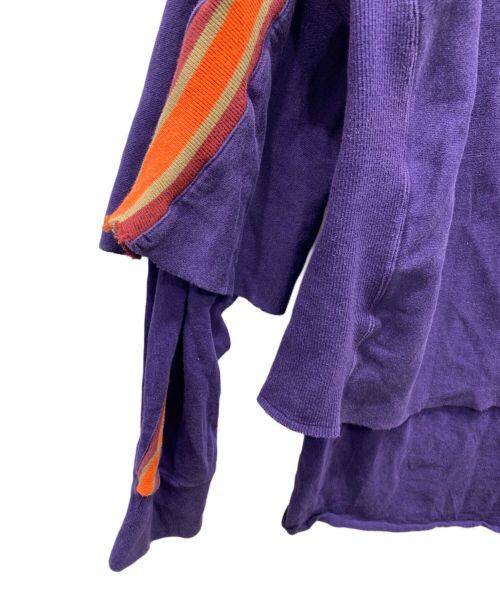 FACETASM（ファセッタズム）FACETASM (ファセッタズム) LAYERED RIB SWEAT SHIRT パープル サイズ:00の古着・服飾アイテム