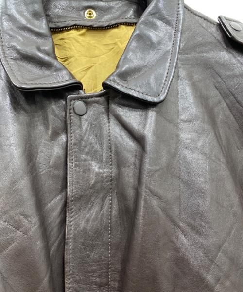 古着（フルギ）古着 (フルギ) A-2レザージャケット ブラウン サイズ:不明の古着・服飾アイテム