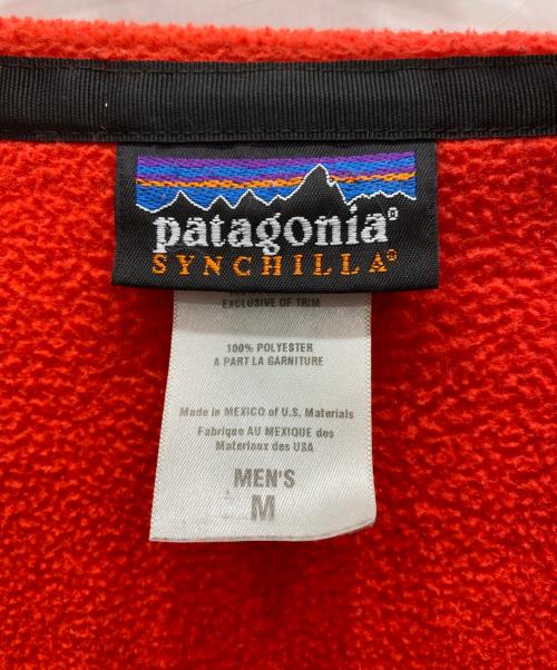 Patagonia（パタゴニア）Patagonia (パタゴニア) 00’s シンチラジャケット レッド サイズ:Mの古着・服飾アイテム