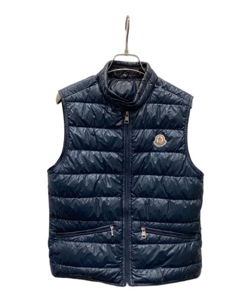 MONCLER（モンクレール）MONCLER (モンクレール) GUI ダウンベスト ネイビーの古着・服飾アイテム
