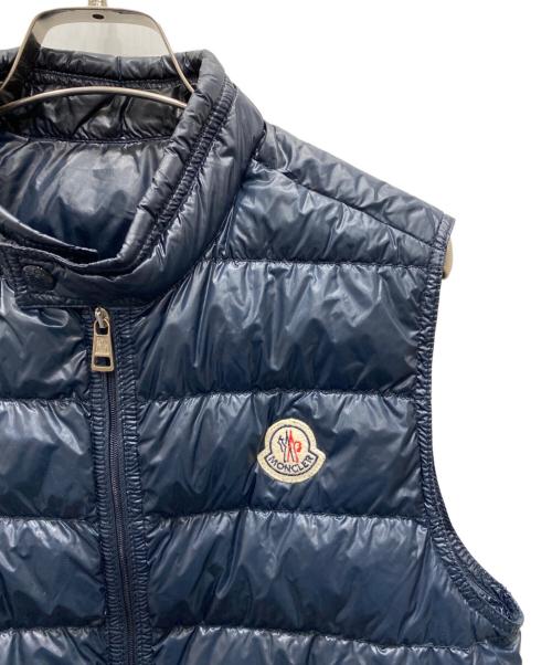 MONCLER（モンクレール）MONCLER (モンクレール) GUI ダウンベスト ネイビーの古着・服飾アイテム