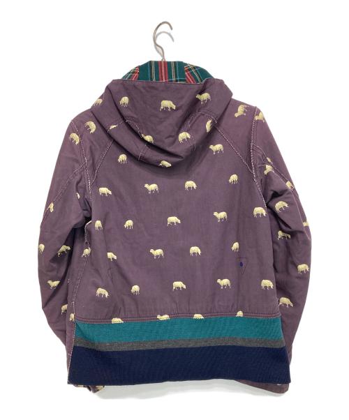 UNDERCOVERISM（アンダーカバーイズム）UNDERCOVERISM (アンダーカバーイズム) 転写マウンテン ブルゾン パープル サイズ:3の古着・服飾アイテム