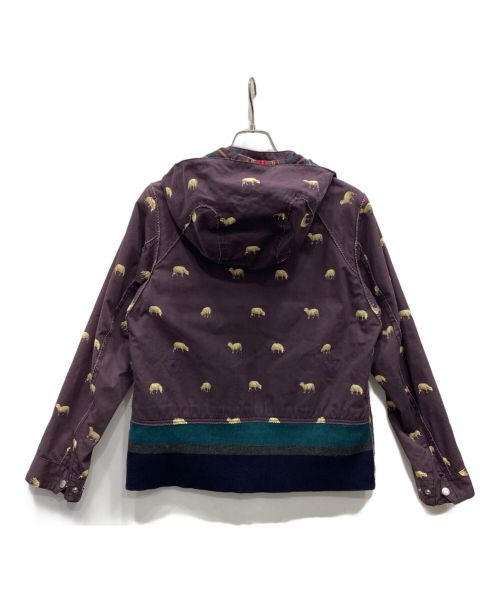 UNDERCOVERISM（アンダーカバーイズム）UNDERCOVERISM (アンダーカバーイズム) 転写マウンテン ブルゾン パープル サイズ:3の古着・服飾アイテム