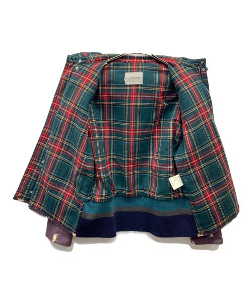 UNDERCOVERISM（アンダーカバーイズム）UNDERCOVERISM (アンダーカバーイズム) 転写マウンテン ブルゾン パープル サイズ:3の古着・服飾アイテム