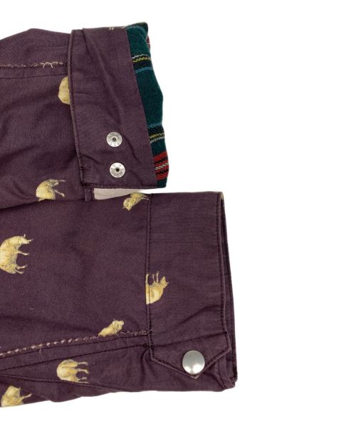 UNDERCOVERISM（アンダーカバーイズム）UNDERCOVERISM (アンダーカバーイズム) 転写マウンテン ブルゾン パープル サイズ:3の古着・服飾アイテム