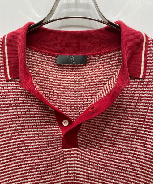 McQ Alexander McQueen（マックキュー アレキサンダーマックイーン）McQ Alexander McQueen (マックキュー アレキサンダーマックイーン) デザインポロシャツ レッド サイズ:Sの古着・服飾アイテム