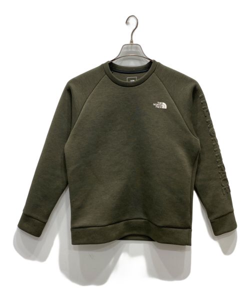 THE NORTH FACE（ザ ノース フェイス）THE NORTH FACE (ザ ノース フェイス) テックエアースウェットクルー グリーン サイズ:Ｍの古着・服飾アイテム