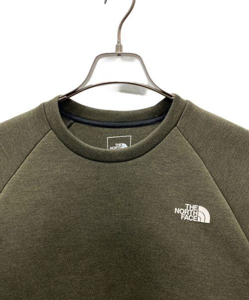 THE NORTH FACE（ザ ノース フェイス）THE NORTH FACE (ザ ノース フェイス) テックエアースウェットクルー グリーン サイズ:Ｍの古着・服飾アイテム