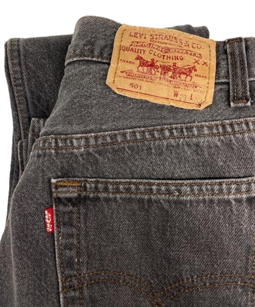 LEVI'S（リーバイス）LEVI'S (リーバイス) 先染め501ブラックデニムパンツ ブラック サイズ:W29の古着・服飾アイテム