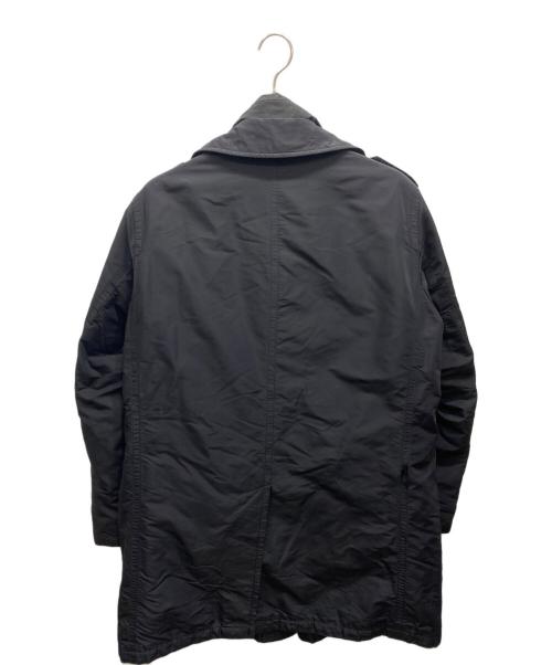 BURBERRY LONDON（バーバリーロンドン）BURBERRY LONDON (バーバリーロンドン) ダウンリバーシブルライナー付ナイロンコート ブラック サイズ:Ｌの古着・服飾アイテム