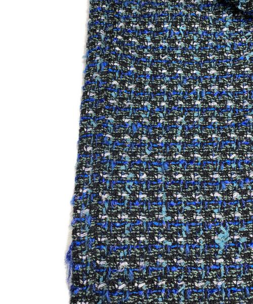 sulvam（サルバム）sulvam (サルバム) FANCY TWEED WIDE PANTS ブルー サイズ:Sの古着・服飾アイテム