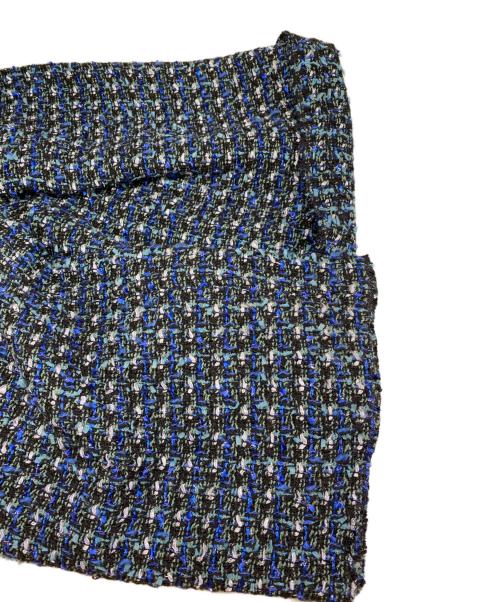 sulvam（サルバム）sulvam (サルバム) FANCY TWEED WIDE PANTS ブルー サイズ:Sの古着・服飾アイテム