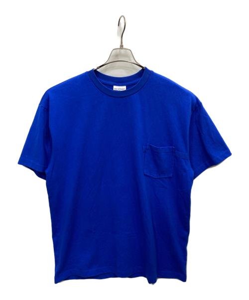 sand Waterr（サンドウォーター）sand Waterr (サンドウォーター) RESEARCHED POCKET TEE ブルー サイズ:3の古着・服飾アイテム