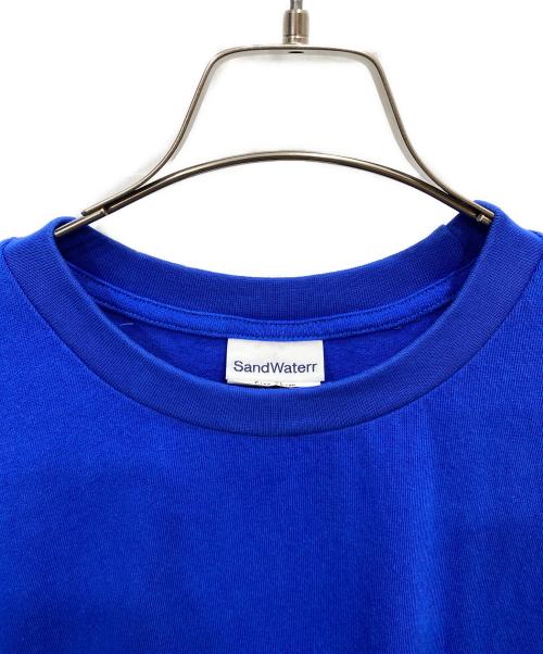 sand Waterr（サンドウォーター）sand Waterr (サンドウォーター) RESEARCHED POCKET TEE ブルー サイズ:3の古着・服飾アイテム