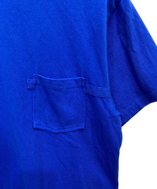 sand Waterr（サンドウォーター）sand Waterr (サンドウォーター) RESEARCHED POCKET TEE ブルー サイズ:3の古着・服飾アイテム