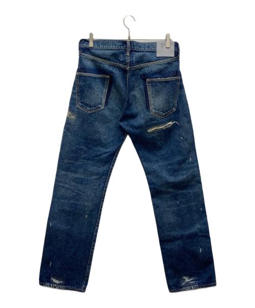 eYe COMME des GARCONS JUNYAWATANABE MAN（アイ コム デ ギャルソン ジュンヤ ワタナベ マン）eYe COMME des GARCONS JUNYAWATANABE MAN (アイ コム デ ギャルソン ジュンヤ ワタナベ マン) New Manual Wネームデニムパンツ インディゴ サイズ:Mの古着・服飾アイテム